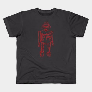 Super Giant Angry Robot Kids T-Shirt